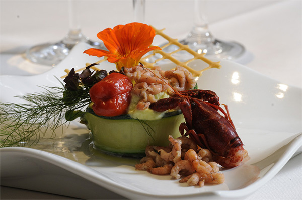 Gastronomisch arrangement gerecht